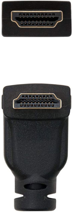 Nanocable Cable HDMI v1.4 Acodado 1,8m Negro Nanocable Cable HDMI v1.4 Acodado 1,8m Negro